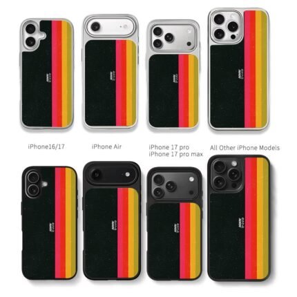 Retro rainbow Ronin starry black Chris Brown Phone Case Black Electroplated Silver For Iphone 11 To 17