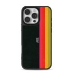 Retro rainbow Ronin starry black iPhone 16 Pro Max Black Case