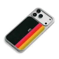 Retro rainbow Ronin starry black iPhone 17 Pro Max Electroplated Silver Case2