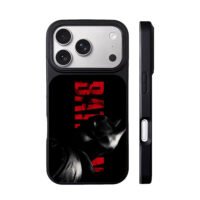 Reversed red BAT text Batman black iPhone 17 Pro Max Black Case