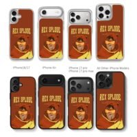 Rex Splode invincible comic art Chris Brown Phone Case Black Electroplated Silver For Iphone 11 To 17