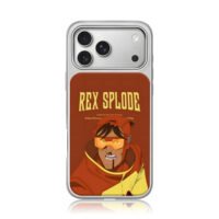 Rex Splode invincible comic art iPhone 17 Pro Max Electroplated Silver Case1