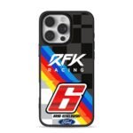 RFK Racing Brad Keselowski 6 Ford iPhone 16 Pro Max Black Case
