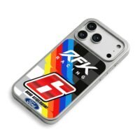 RFK Racing Brad Keselowski 6 Ford iPhone 17 Pro Max Electroplated Silver Case2