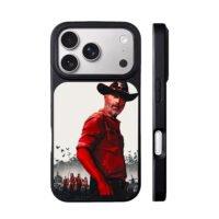 Rick Grimes Walking Dead poster art iPhone 17 Pro Max Black Case