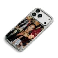 Rihanna collage RIHANNA gold text Phone Case for iPhone 11-17 & Samsung Galaxy S24-S26 - Image 5