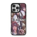 Rihanna Fenty collage with roses iPhone 16 Pro Max Black Case