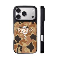 Ripndip cat middle finger camo iPhone 17 Pro Max Black Case
