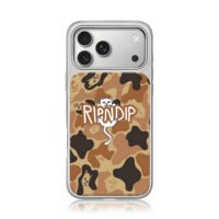 Ripndip cat middle finger camo iPhone 17 Pro Max Electroplated Silver Case1