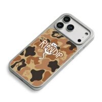 Ripndip cat middle finger camo iPhone 17 Pro Max Electroplated Silver Case2