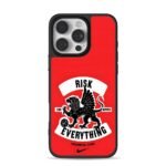 Risk Everything Griffin Nike Soccer iPhone 16 Pro Max Black Case