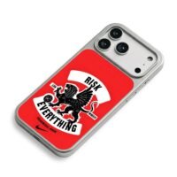 Risk Everything Griffin Nike Soccer iPhone 17 Pro Max Electroplated Silver Case2