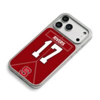 RIVERS 17 NC State football jersey design iPhone 17 Pro Max Electroplated Silver Case2