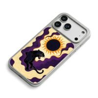 Roaring black panther solar eclipse Phone Case for iPhone 11-17 & Samsung Galaxy S24-S26 - Image 5