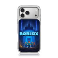 Roblox avatars before glowing gate iPhone 17 Pro Max Electroplated Silver Case1