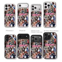 Roblox avatars minion Mario Coke MM Chris Brown Phone Case Black Electroplated Silver For Iphone 11 To 17