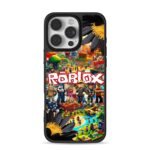 Roblox blocky avatars game world iPhone 16 Pro Max Black Case