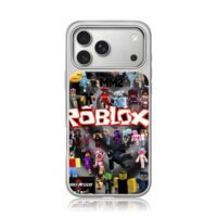Roblox MM2 murder mystery 2 avatars iPhone 17 Pro Max Electroplated Silver Case1