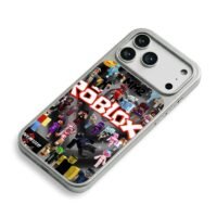 Roblox MM2 murder mystery 2 avatars iPhone 17 Pro Max Electroplated Silver Case2