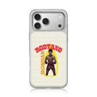 Rodtang Ironman Muay Thai fighter iPhone 17 Pro Max Electroplated Silver Case1