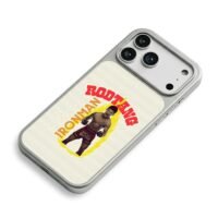 Rodtang Ironman Muay Thai fighter iPhone 17 Pro Max Electroplated Silver Case2