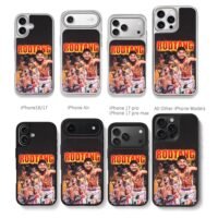 Rodtang ONE Muay Thai Art Chris Brown Phone Case Black Electroplated Silver For Iphone 11 To 17
