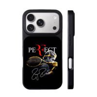 Roger Federer tennis racket perfect iPhone 17 Pro Max Black Case