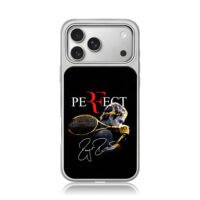 Roger Federer tennis racket perfect iPhone 17 Pro Max Electroplated Silver Case1