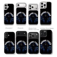 Roman Reigns GuardTheYard blue dogs Chris Brown Phone Case Black Electroplated Silver For Iphone 11 To 17
