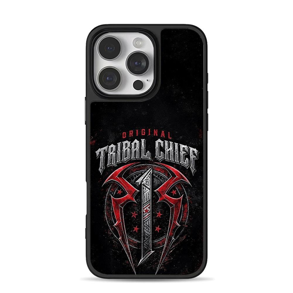 Roman Reigns Tribal Chief WWE logo iPhone 16 Pro Max Black Case Roman Reigns Tribal Chief WWE logo iPhone 16 Pro Max Black Case