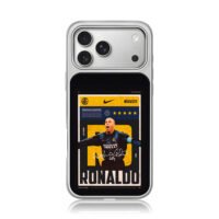 Ronaldo Nazario Inter Milan poster iPhone 17 Pro Max Electroplated Silver Case1
