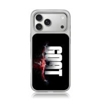 Ronaldo No7 GOAT football art iPhone 17 Pro Max Electroplated Silver Case1