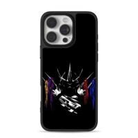 Ronin Warriors samurai with tassels iPhone 16 Pro Max Black Case