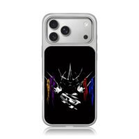 Ronin Warriors samurai with tassels iPhone 17 Pro Max Electroplated Silver Case1
