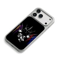Ronin Warriors samurai with tassels iPhone 17 Pro Max Electroplated Silver Case2