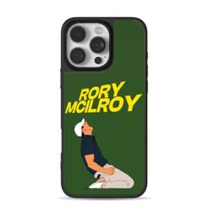 Rory McIlroy golf celebrating iPhone 16 Pro Max Black Case