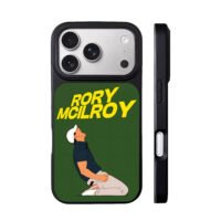 Rory McIlroy golf celebrating iPhone 17 Pro Max Black Case