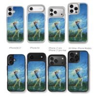 Rory McIlroy golf swing painting Chris Brown Phone Case Black Electroplated Silver For Iphone 11 To 17