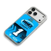 Ross Chastain WWEX Racing No1 Chevy iPhone 17 Pro Max Electroplated Silver Case2