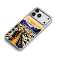 Route 66 desert winding highway iPhone 17 Pro Max Electroplated Silver Case2