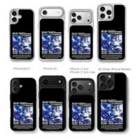 Ruby Edelweiss blue snow girl art Chris Brown Phone Case Black Electroplated Silver For Iphone 11 To 17
