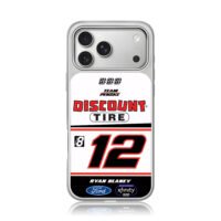 Ryan Blaney 12 Discount Tire Ford iPhone 17 Pro Max Electroplated Silver Case1