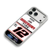 Ryan Blaney 12 Discount Tire Ford iPhone 17 Pro Max Electroplated Silver Case2