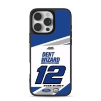 Ryan Blaney 12 NASCAR Ford Penske iPhone 16 Pro Max Black Case