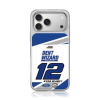 Ryan Blaney 12 NASCAR Ford Penske iPhone 17 Pro Max Electroplated Silver Case1