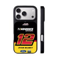 Ryan Blaney 12 Penske Adv Auto Ford iPhone 17 Pro Max Black Case