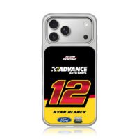 Ryan Blaney 12 Penske Ford NASCAR iPhone 17 Pro Max Electroplated Silver Case1