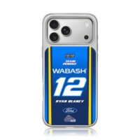 Ryan Blaney 12 Penske Wabash Ford iPhone 17 Pro Max Electroplated Silver Case1