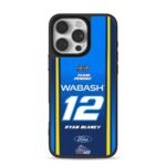 Ryan Blaney 12 Wabash Ford NASCAR iPhone 16 Pro Max Black Case