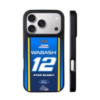 Ryan Blaney 12 Wabash Ford NASCAR iPhone 17 Pro Max Black Case